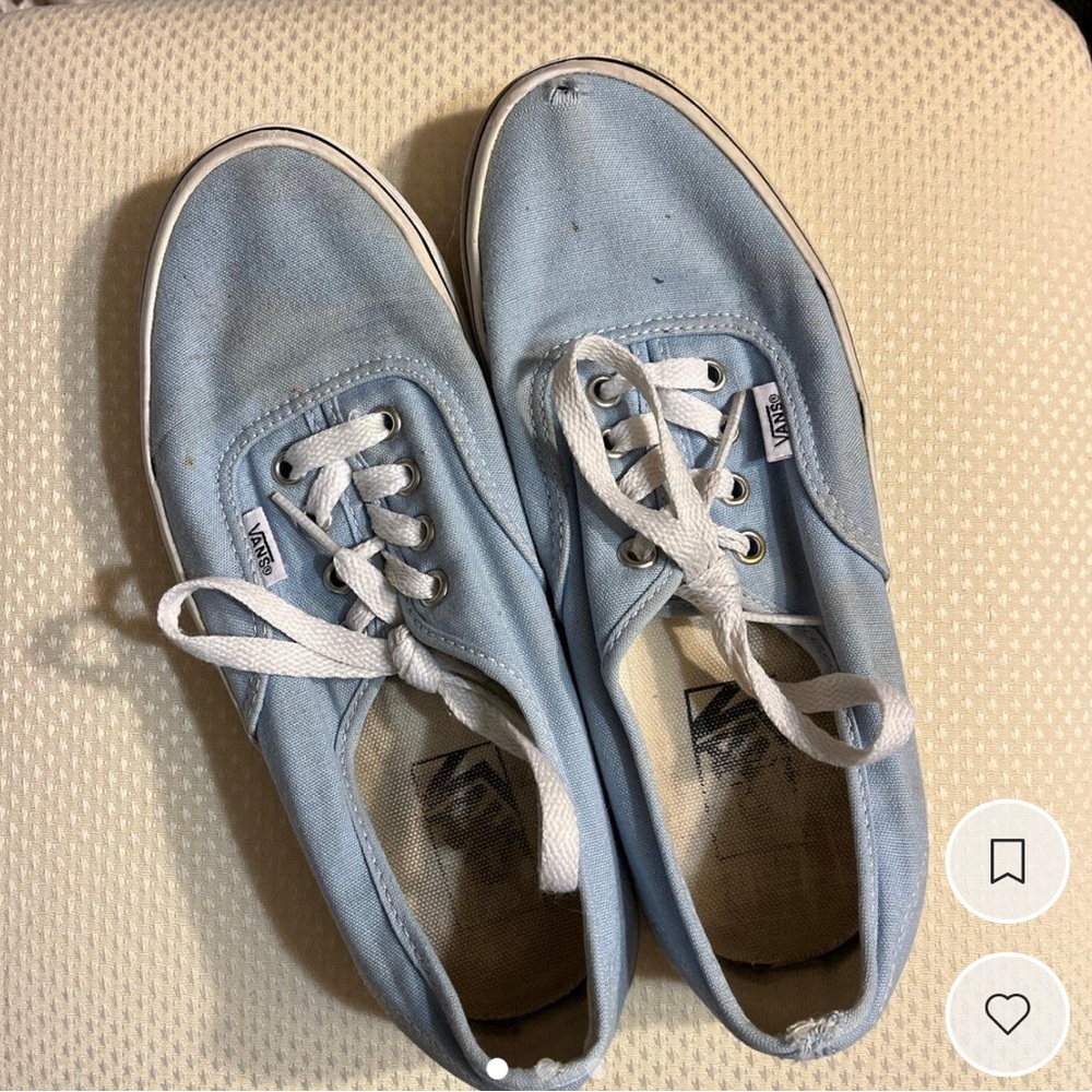 light blue vans